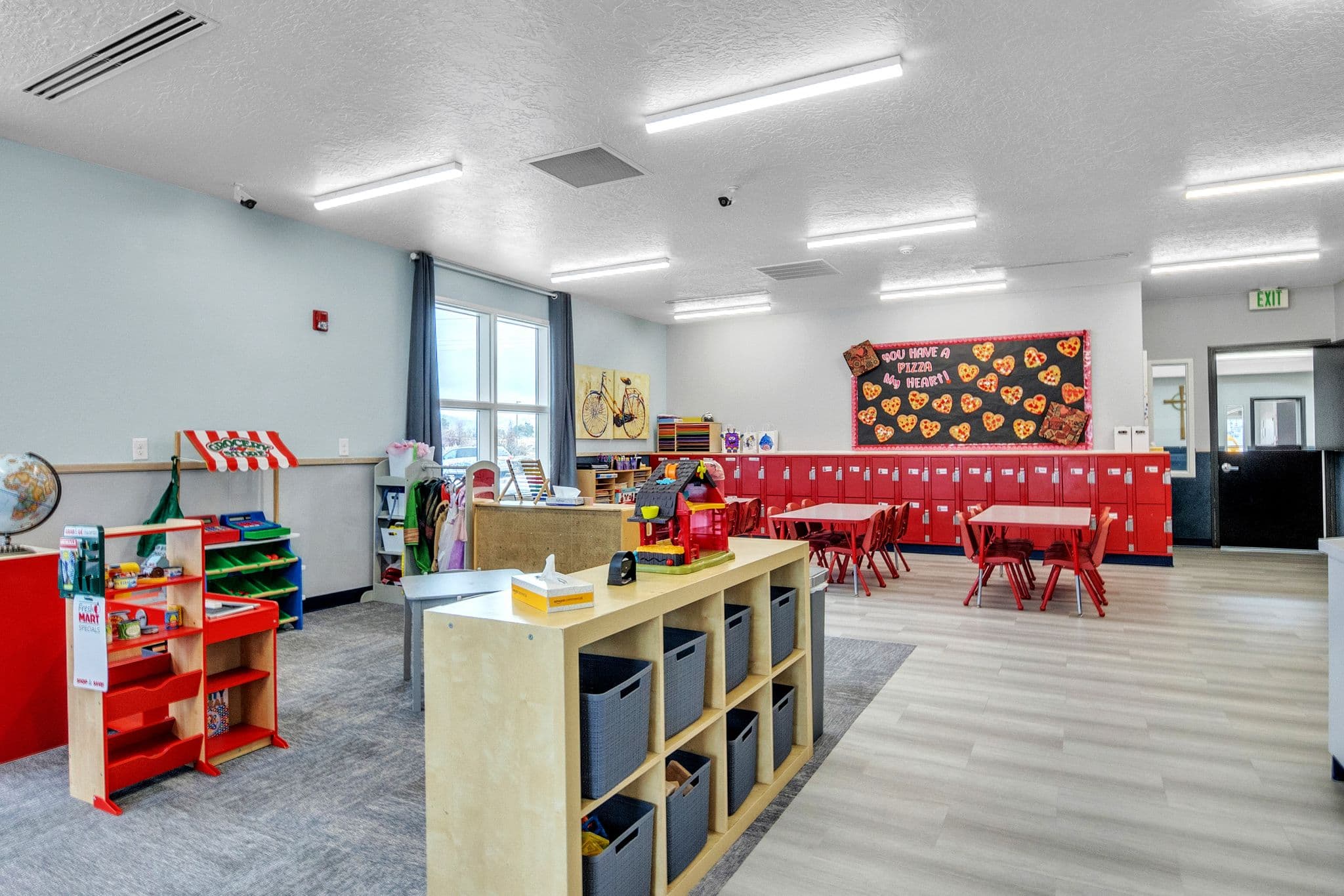 Trinity Learning Center outdoor play area view