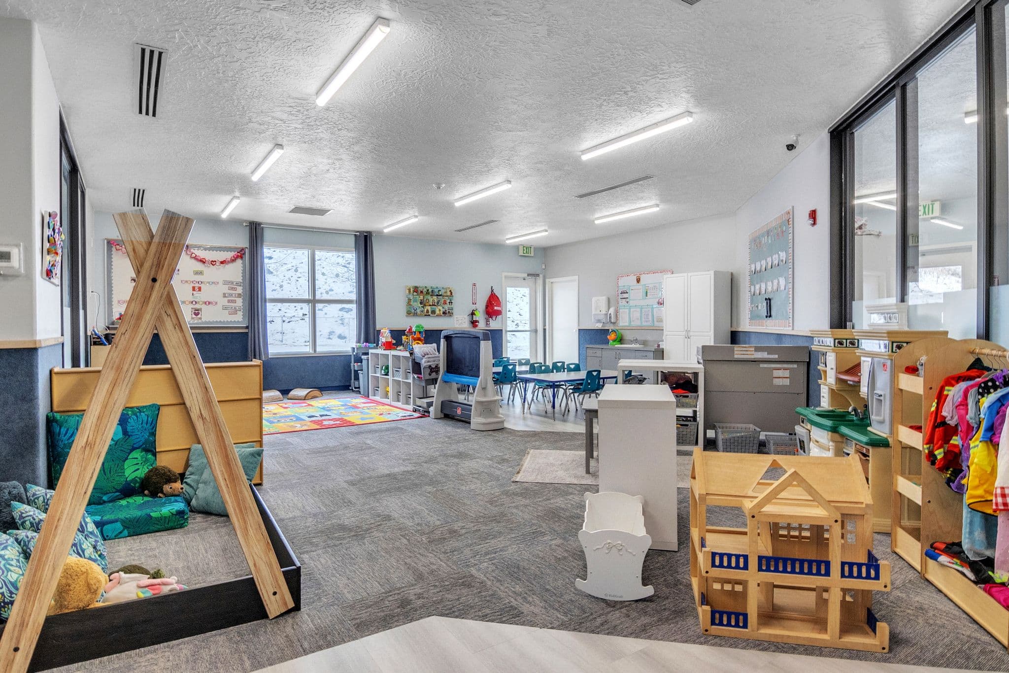 Trinity Learning Center nap room for children childcare facility tenant improvement Boise