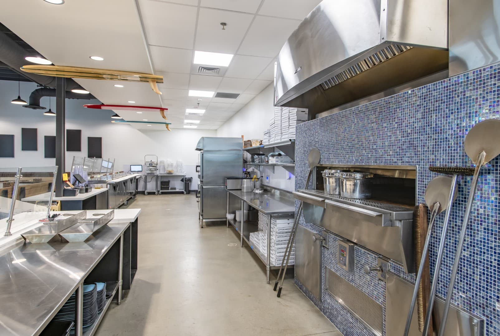 Interior design and build-out Longboards Beach Fired Pizza Nampa Treasure Valley