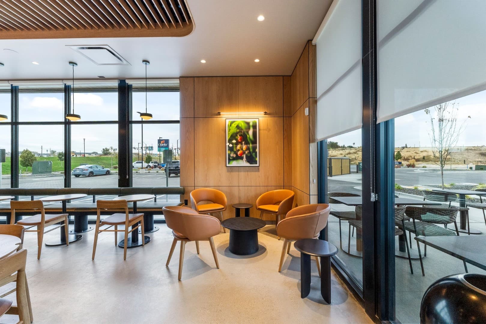 Starbucks building front entrance commercial construction Caldwell Idaho