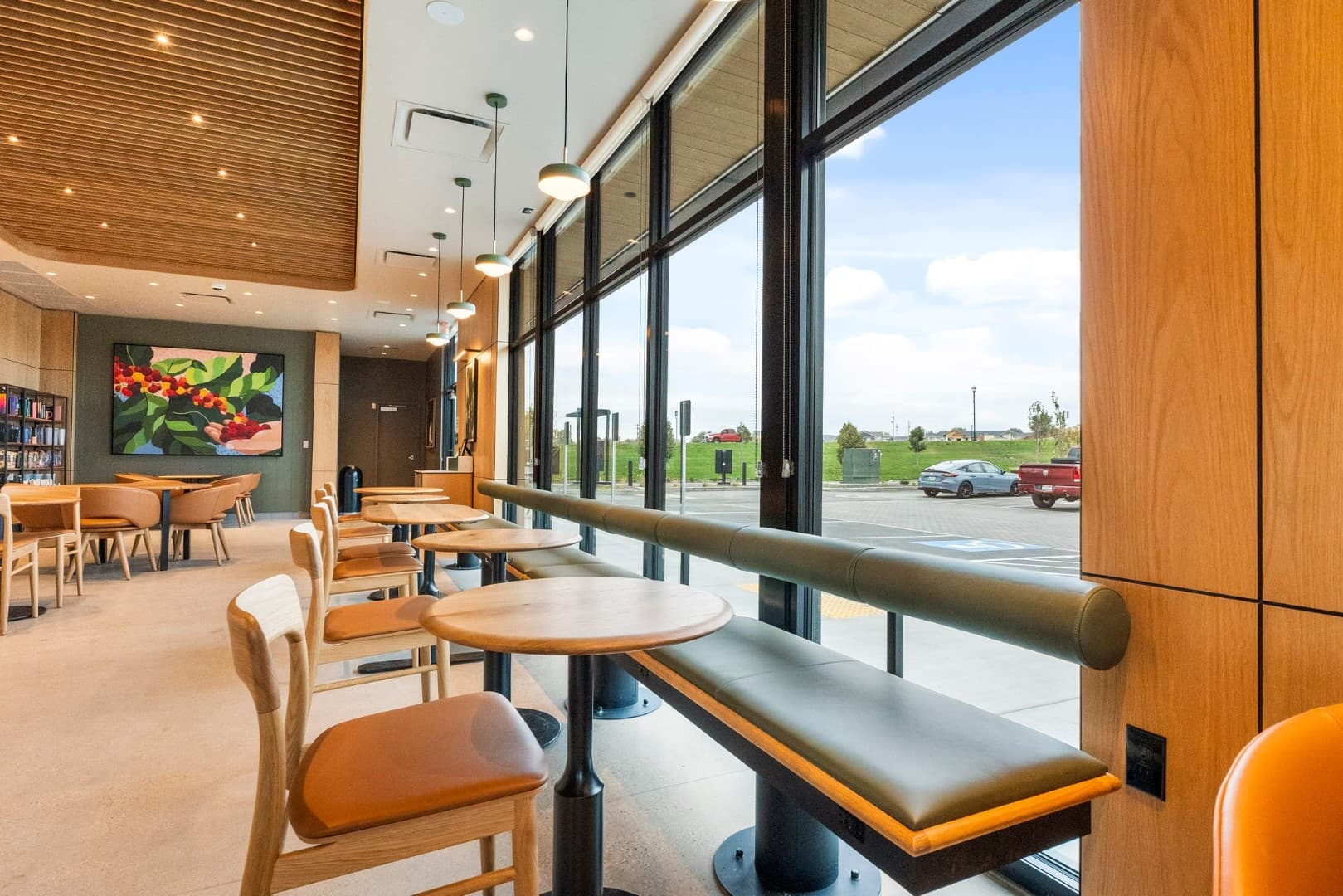 Starbucks cafe building exterior tenant improvement Caldwell Treasure Valley