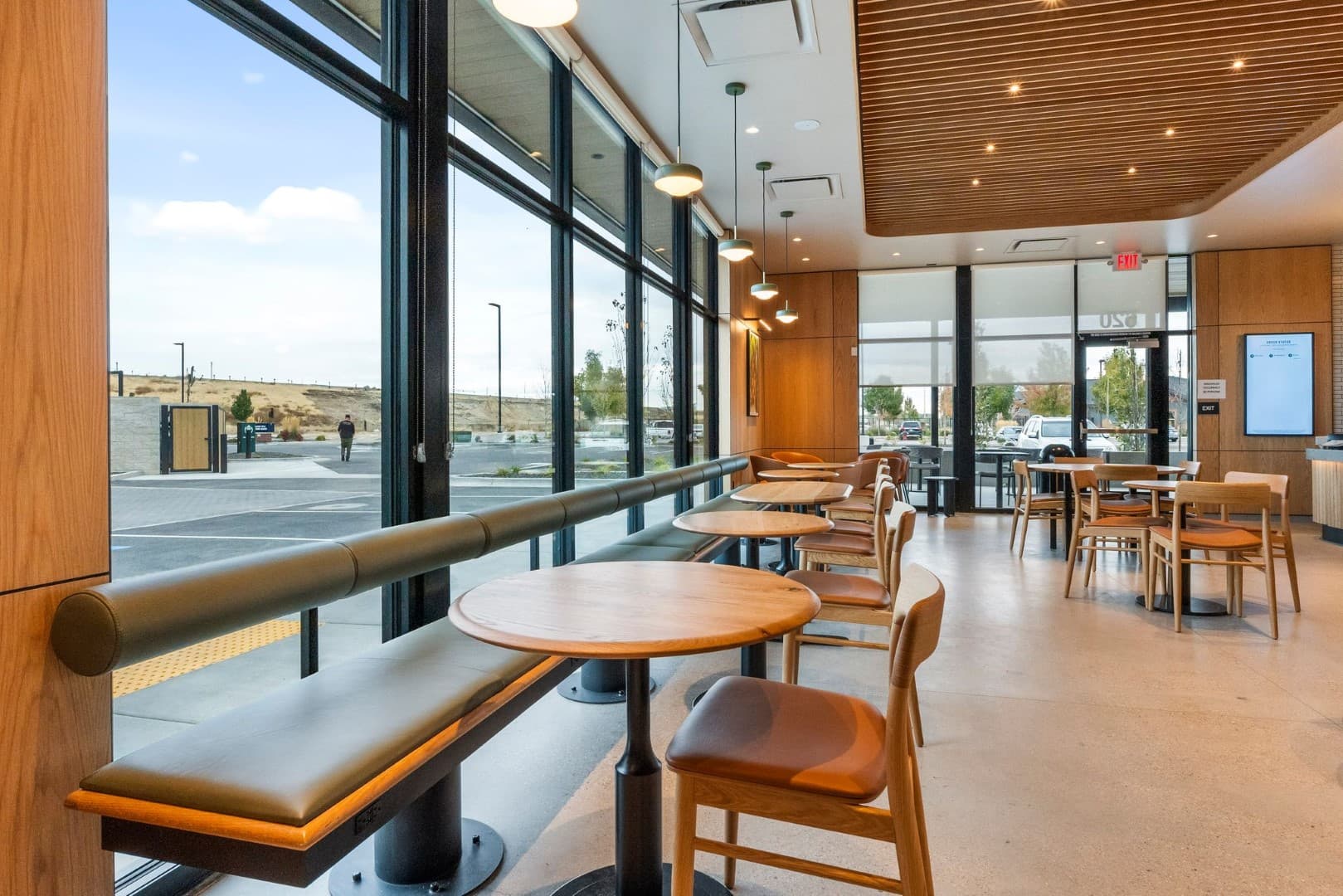 Starbucks coffee shop exterior commercial construction tenant improvement in Caldwell Treasure Valley Idaho